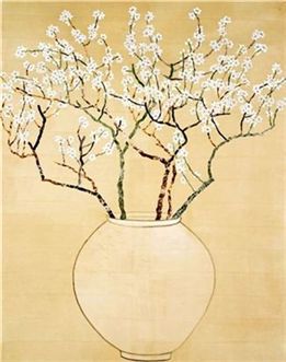 Zhuangzi' Garden, chinese ink, collage and acrylic on paper, 133x169cm, 2011
