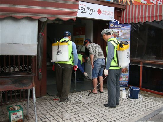 종로구, 쪽방지역 종합해충방제 소독 