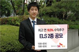 SK증권, 최고 연19.5% 수익추구 ELS 2종 공모