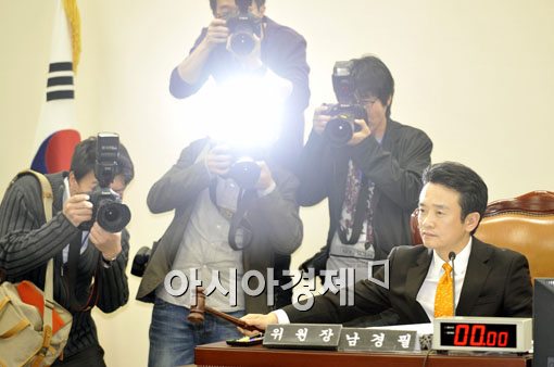 [포토] "오늘은 예산안만 처리합니다"