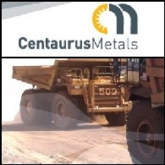 2011년 11월14일 아시아 현장보고서: Centaurus Metals (ASX:CTM), Jambreiro 철광석 프로젝트 사전 타당성조사 결과 발표