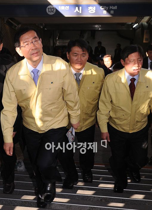 [포토] '박원순 민방위까지 이어진 행보'