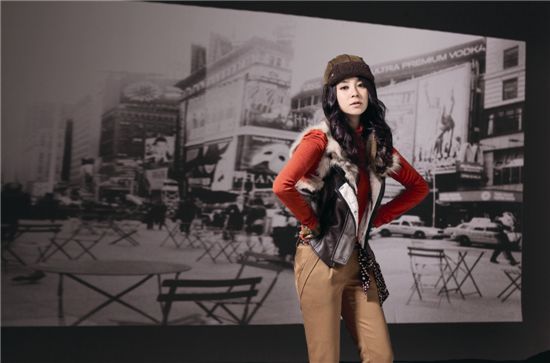 송지효의 겨울 패션 제안 