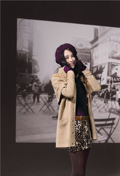 송지효의 겨울 패션 제안 