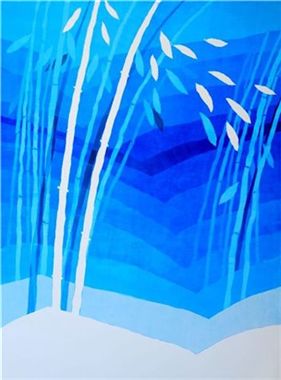 The Blue, 259.1x193.9cm acrylic on canvas, 2011
