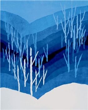 The Blue, 162.2x130.3cm acrylic on canvas, 2011
