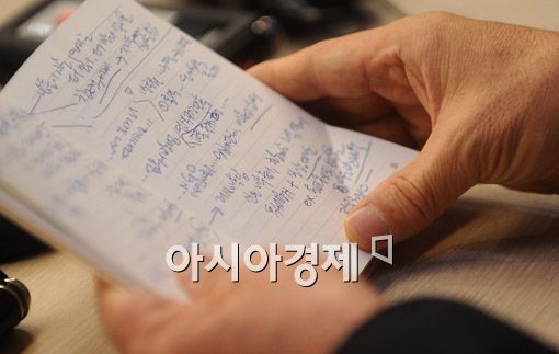 [포토] '박원순의 수첩'