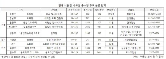 '착한 분양가+수납공간' 앞세운 중소형 아파트 연내 공급 