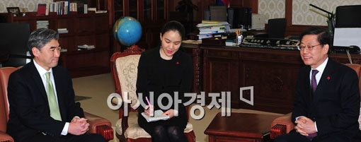 [포토] 짜장면 좋아하는 주한 미대사