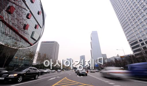 [포토] '코엑스 앞 무역대로 열려'