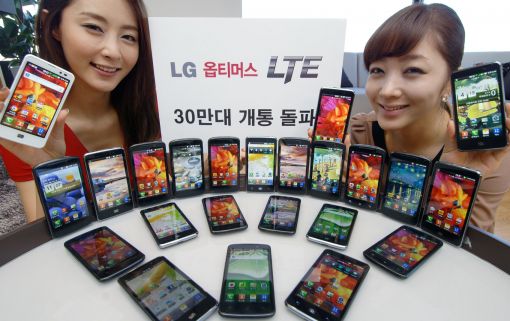 LG전자 '옵티머스 LTE', 국내 LTE폰 1위