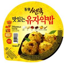 동원F&B, 간식용 즉석밥 '쎈쿡 맛있는 유자약밥' 출시