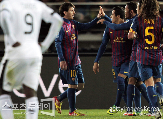 리오넬 메시 "다비드 비야에게 우승컵을"