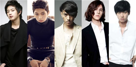 Main cast of upcoming series "Shut Up Pretty Boy Band" (translated title) [tvN]