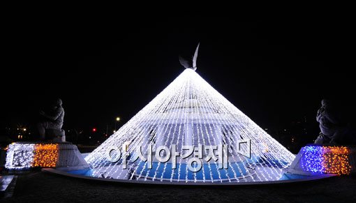 [포토] 에너지절약캠페인에서 청와대는 예외?