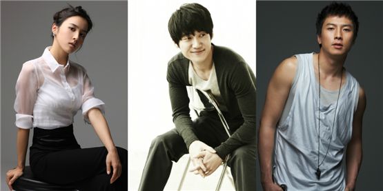 Han Hye-jin (left), Song Chang-eui (middle), Park Geon-hyeong [Namoo Actors/BOM Actors/Namoo Actors]