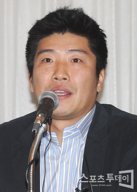 [포토] 박재홍 선수협 회장 '선수협 정상화가 가장 우선'