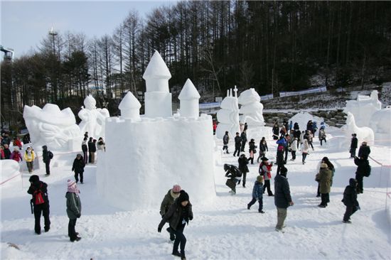 [여행]눈으로 말해요~ 2012 태백산눈축제