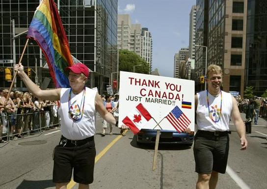 캐나다는 지난 2004년 동성결혼법을 입법화했다.