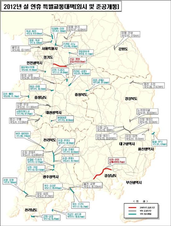 설날 647만명 최대 이동.. 부산-서울 9시간10분