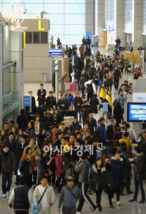 [포토] '설 연휴는 해외에서'