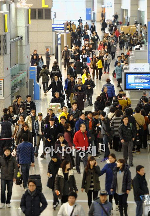 [포토] 설 연휴기간, 인천공항 이용객 사상 최대