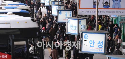 [포토] 마음은 벌써 고향으로