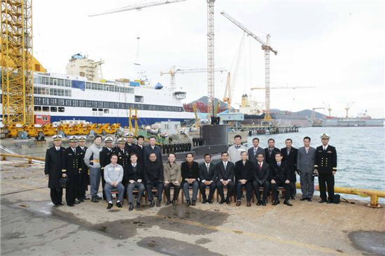 [포토]대우조선해양, 인니 잠수함 성능개량사업 완료