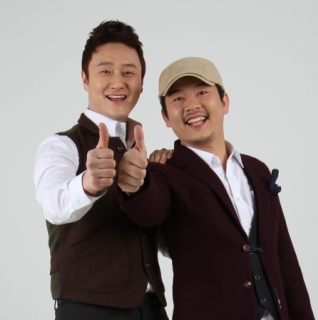 ▲개그맨 김원효(사진 왼쪽)와 김준호.