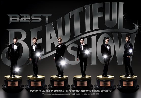 Poster to BEAST's "BEAUTIFUL SHOW" [Cube Entertainment]