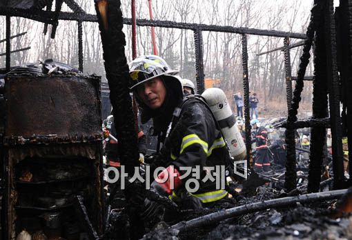 [포토] 구룡마을 화재