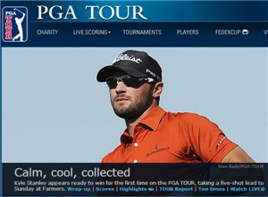  카일 스탠리. 사진=PGA투어 공식 홈페이지 캡처.