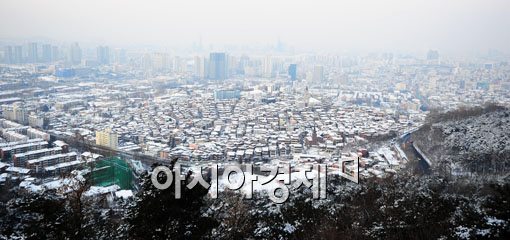 [포토] 눈지붕 올린 서울