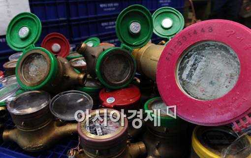 [포토] 동파된 수도 계량기들