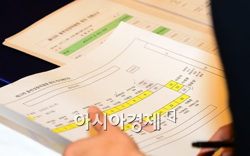 [포토] 대기업 불참자 확인해 보고하는 동반성장위