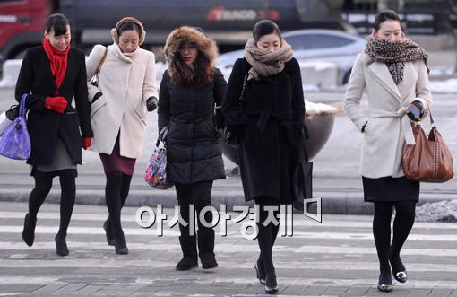 [포토] 한파 속 출근