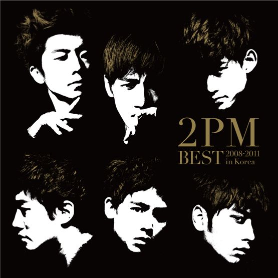 2PM's cover of greatest hits album "2PM Best-2008~2011 in Korea” [JYP Entertainment]