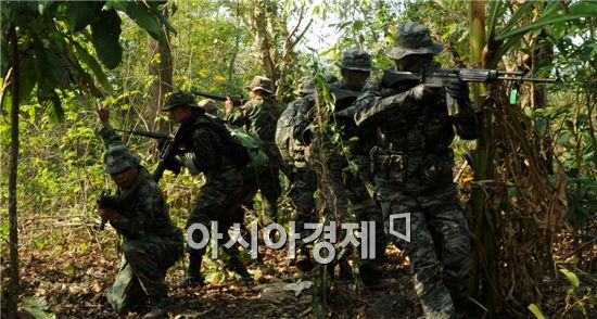 해병대의 밀림생존법