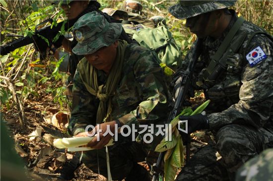 해병대의 밀림생존법