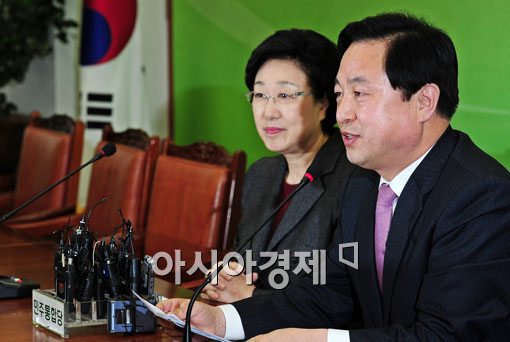 [포토] 김두관 "야권 연대 매진 할것"