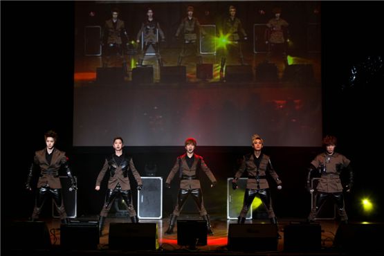 MBLAQ at their fan meeting held in Seoul, South Korea on February 20, 2012. [J.Tune Camp]