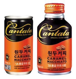롯데칠성, 원두 캔커피 '칸타타 카라멜마키아토' 출시
