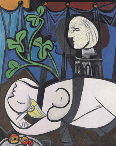 ▲ 파블로 피카소 '누드, 녹색 잎과 상반신 ' (1932)