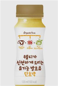 대상웰라이프, '유기농 발효유 단호박' 출시