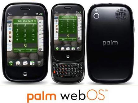 ▲HP의 웹OS를 이용한 팜(Palm).