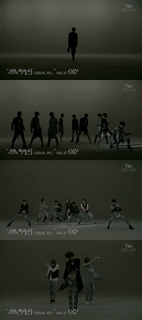Still shots of EXO-K, EXO-M's teaser video [SM Entertainment]