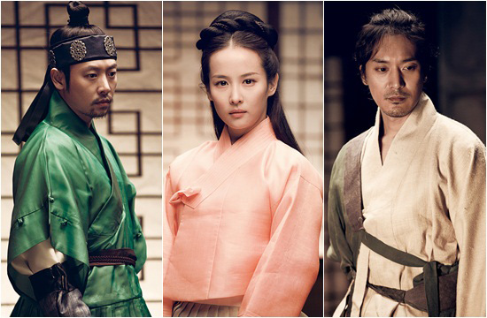 Actor Kim Dong-wook (left), actress Cho Yeo-jung (middle) and Kim Min-joon (right) [All That Cinema]