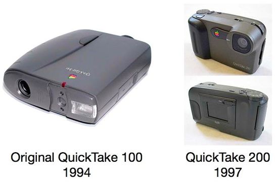 ▲애플과 코닥이 1990년대 협력해 만든 '애플의 퀵테이크' 디지털카메라. 
(출처=애플 인사이더)