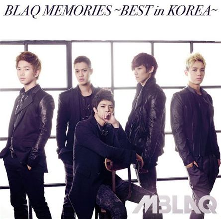 Cover of MBLAQ's best album "BLAQ MEMORIES~BEST in KOREA" [MBLAQ's official Japanese website"