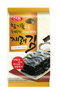 신송식품, '참기름으로 석쇠에 두번 구운 재래김' 출시